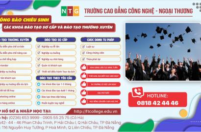 Thông báo Chiêu sinh các khóa đào tạo sơ cấp và Đào tạo thường xuyên năm 2024