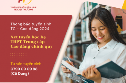 Chỉ cần có bằng tốt nghiệp THPT là được học Cao đẳng/Trung cấp hệ chính quy
